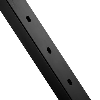 Cable Railing Post 36x1x2in 30° Angled Hole Stair Railing Post Black 1pc