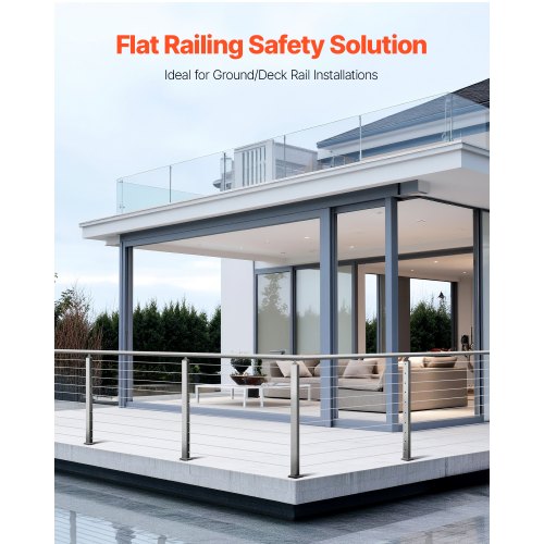 Cable Railing Post 36x2x2 Inch Horizontal Hole 1JZLGZXYS91466KZK001V0 | EU