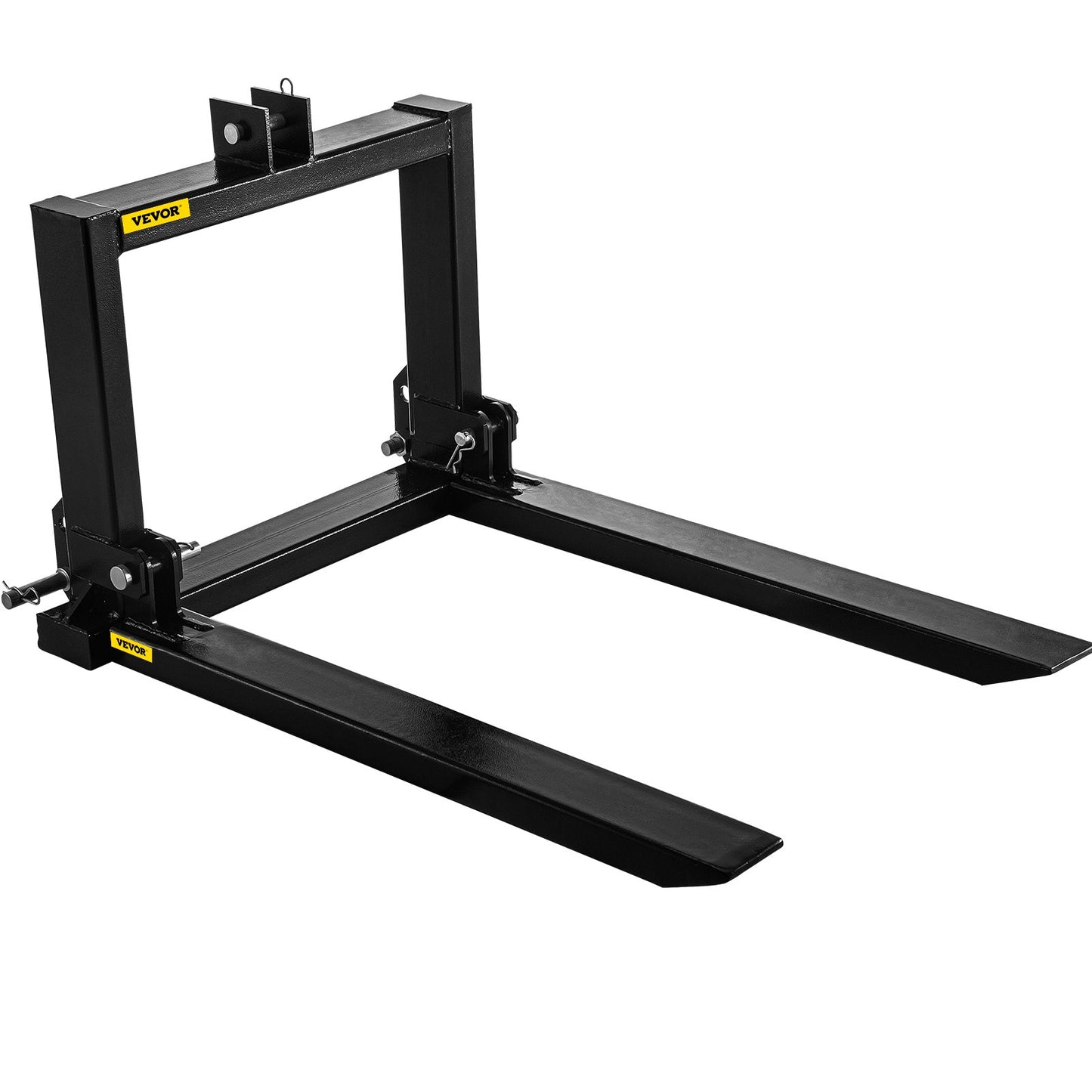 3-punktslyft pallgaffel 2000lbs, gaffelfäste för kategori 1 traktor, 25,5''x22''x41'', ståltraktor, tung utrustningsutrustning, för traktor, kompaktlastare