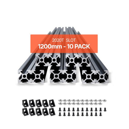 10 ST 47,2 tum (1200 mm) T-spår 2020 aluminiumextruderad anodiserad linjärskena |  EU
