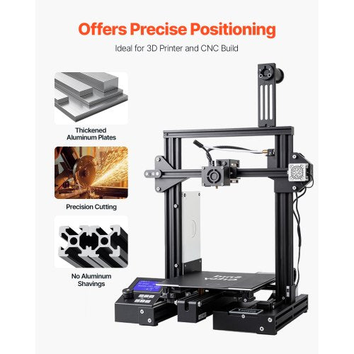 4PCS 47.2 inch (1200mm) T-Slot 2020 Aluminum Extruded Anodized Linear Rail | EU