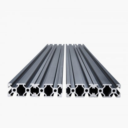 4 ST 39,4 tum (1000 mm) T-spår 2040 aluminiumextruderad anodiserad linjärskena
