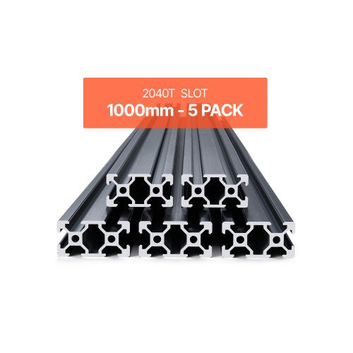 5 ST 39,4 tum (1000 mm) T-spår 2040 aluminiumextruderad anodiserad linjärskena |  EU
