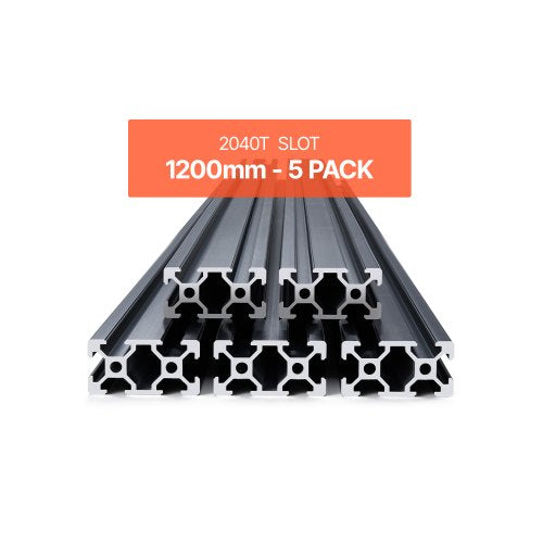 5 ST 47,2 tum (1200 mm) T-spår 2040 aluminiumextruderad anodiserad linjärskena |  EU