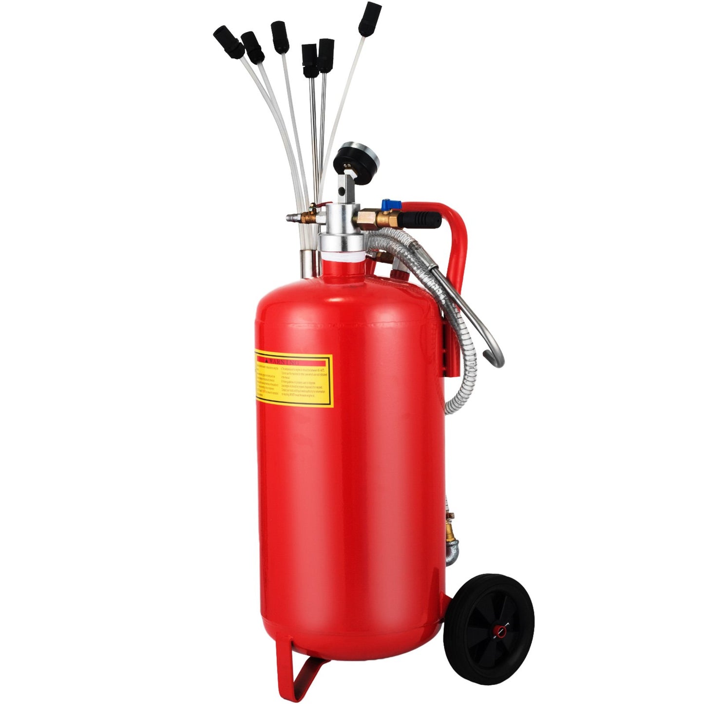 5 gallon/22,7L oljeutsug, bärbar luftpneumatisk spilloljeutsug Garageutsug Dräneringstank