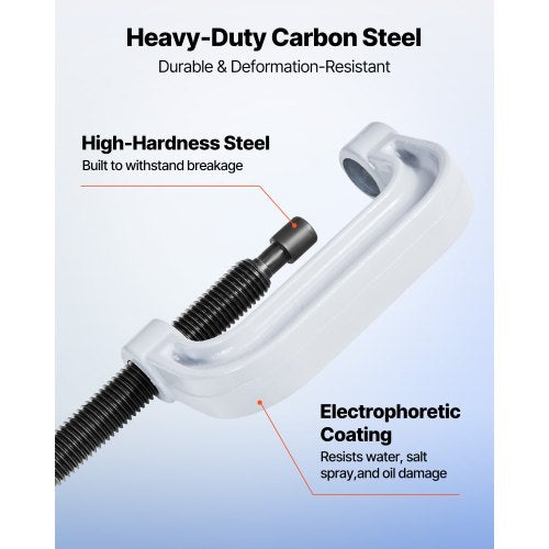 Lagerpresssats, 10+24 delar, 2-i-1 Kulledspress och Hjullagersavdragarsats, Race- och Tätningsdrivarsats med 13 bussningar, C-ram och hylsor, Kraftigt Demonterings- och Monteringssats med Väska |  EU