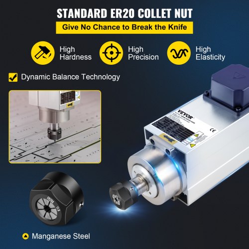 3.0KW 220V air cooled spindle motor CNC air cooling spindle motor for CNC engraving milling machine | EU