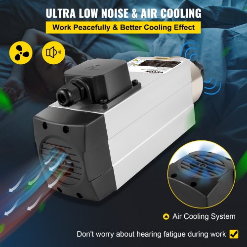 3.0KW 220V air cooled spindle motor CNC air cooling spindle motor for CNC engraving milling machine | EU