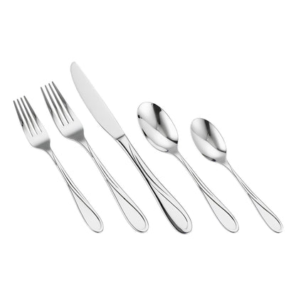 30-piece silver cutlery set stainless steel cutlery cutlery for 6