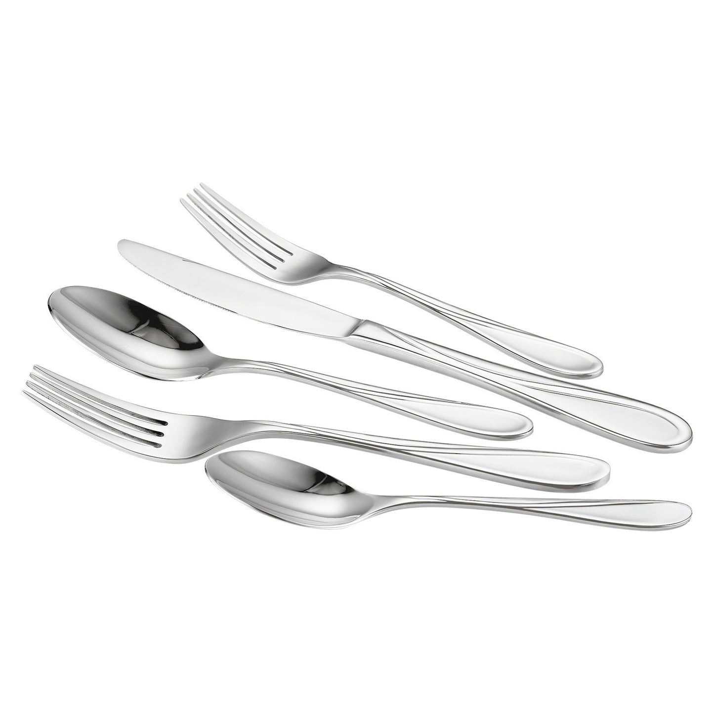 45-piece silver cutlery set stainless steel cutlery cutlery for 8
