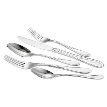 45-piece silver cutlery set stainless steel cutlery cutlery for 8