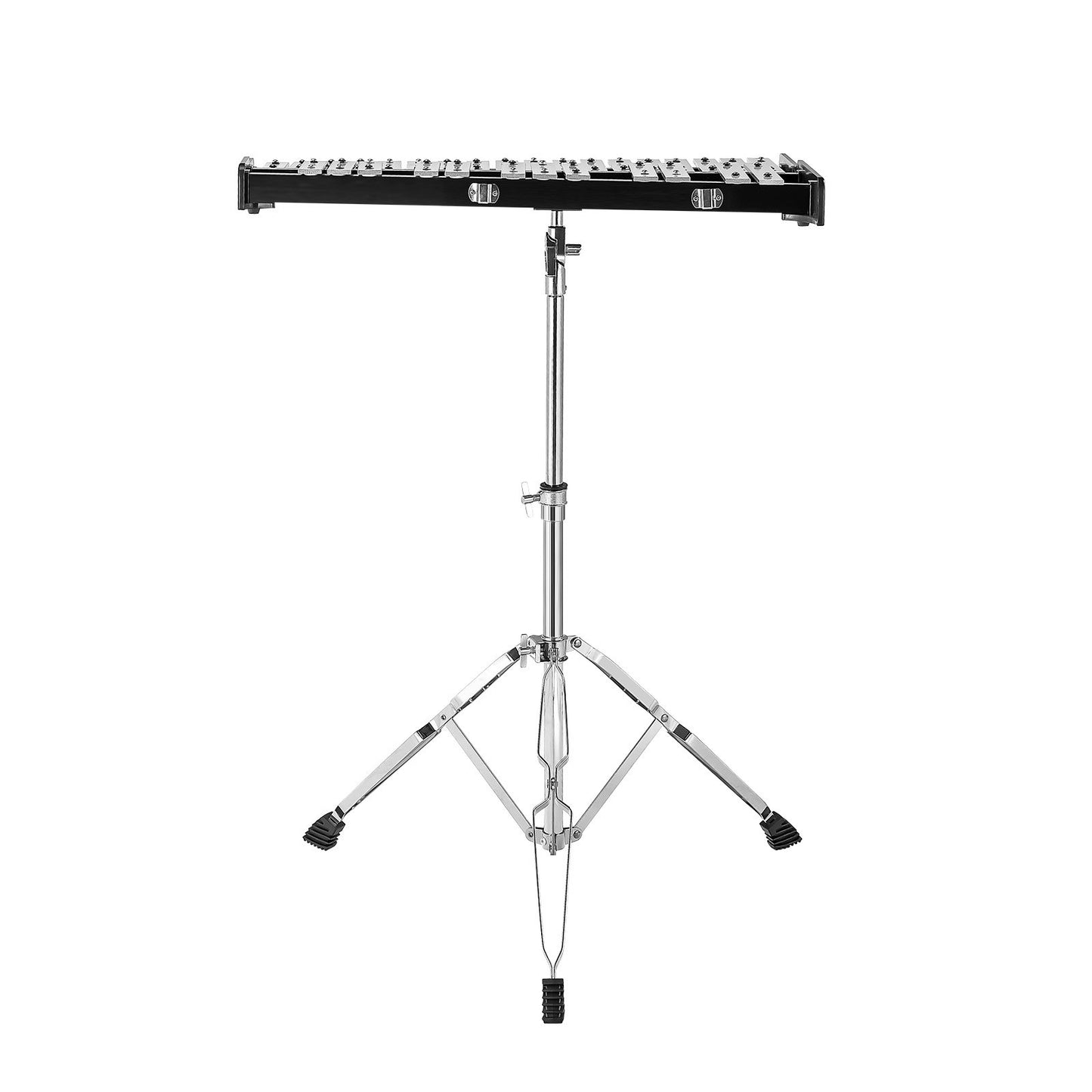 Glockenspiel-Xylophon mit 30 Tönen, Glockenset mit Schlägeln, Ständer und Übungspad
