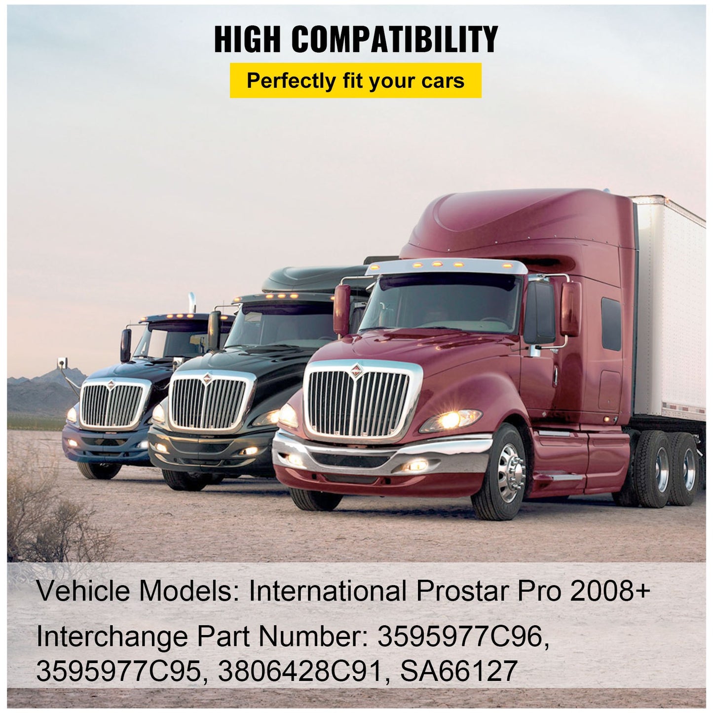 Stoßdämpfer für die hintere Kabine, passend für International Prostar Pro 2008–2017 3595977C96 3595977C95 Luftstoßdämpfer für die Kabine, dämpft Fahrvibrationen (einzeln)