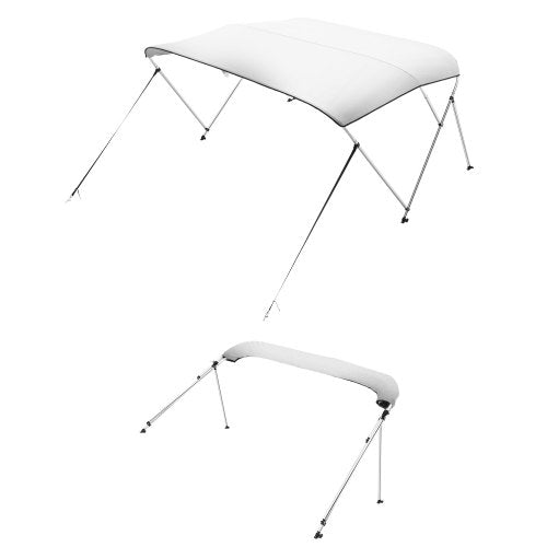 3 Bow Boat Bimini Toppar 72"Lx(73"-78")B x 46"H Markiskapell ljusgrå |  EU