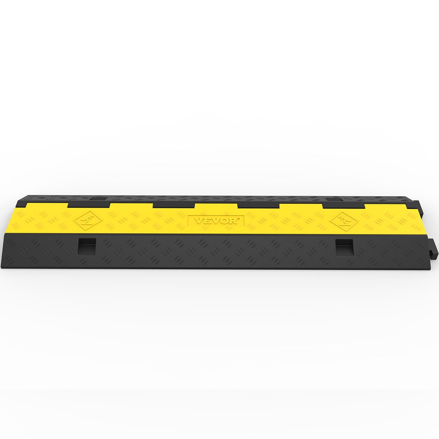 3er-Pack mit 2 Stück, Tragkraft 11000 lbs pro Achse, Schutzdraht, Rampe, Auffahrt, Gummi-Verkehrsbarriere, Kabelschutz