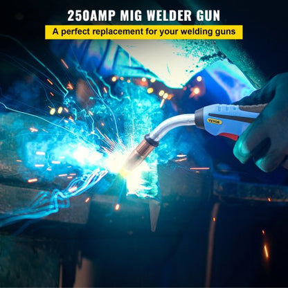 Mig Welding Gun 250Amp 15Ft, Fits Torch Welding Gun Miller Welding Gun M-25 Welding Torch Stinger Replacement Fit for Miller M-25 Part Number 169598 Fits 0.030"-0.035" Wire | EU