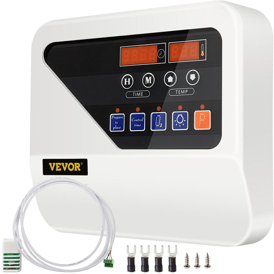 External sauna heater control unit for 3KW-9KW sauna heaters Control unit Sauna stove control 104-221℉ Time Temperature