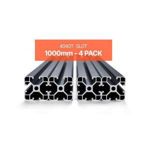 4PCS 39,4 tum (1000 mm) T-spår 4040 Aluminium Extrusion Anodized Linear Rail |  EU