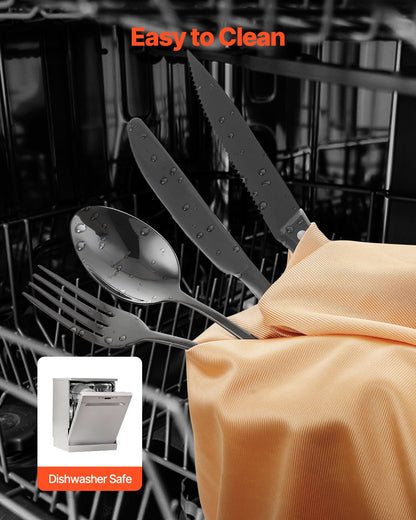 48-piece silver cutlery set stainless steel cutlery cutlery for 8