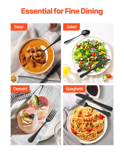 48-piece silver cutlery set stainless steel cutlery cutlery for 8