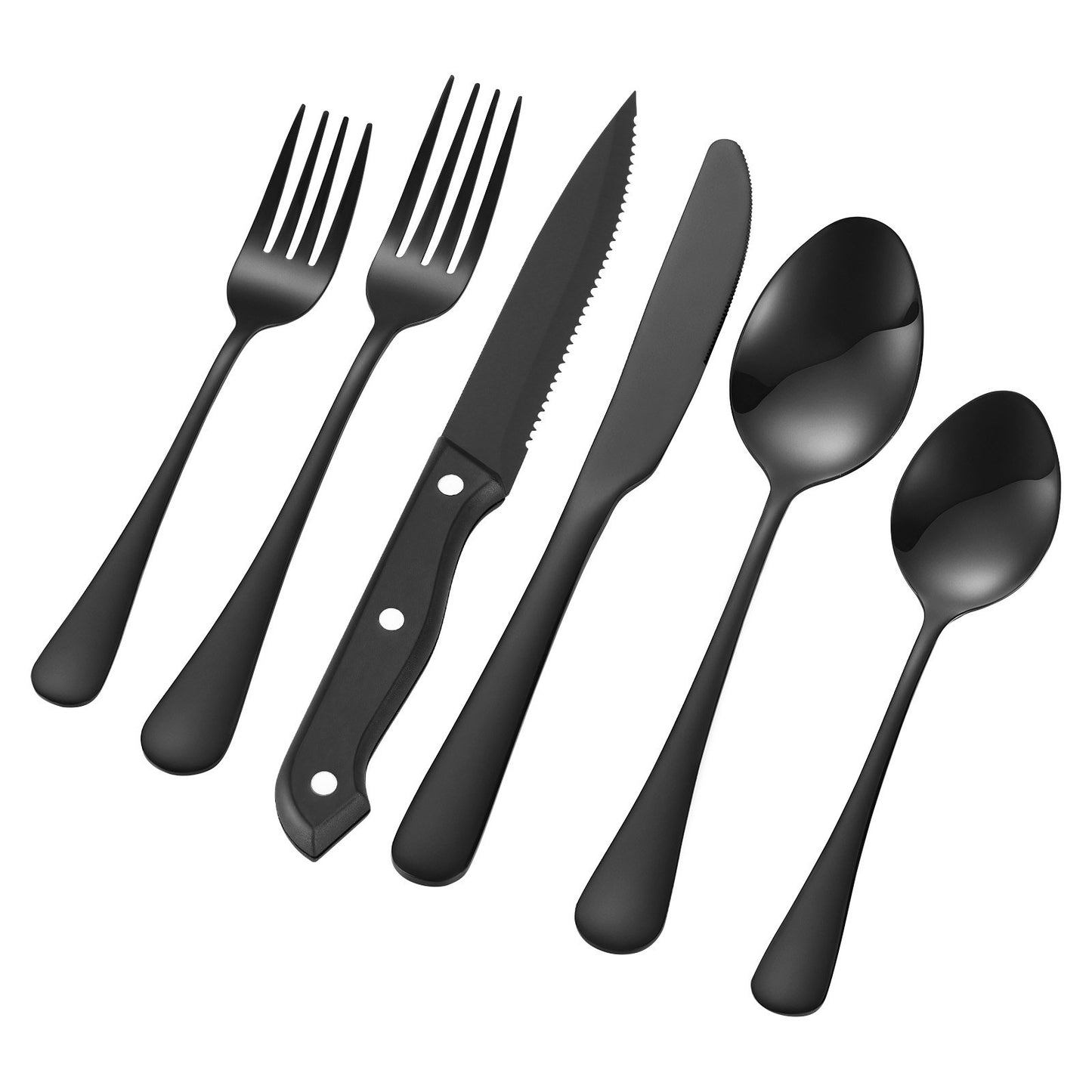 48-piece silver cutlery set stainless steel cutlery cutlery for 8