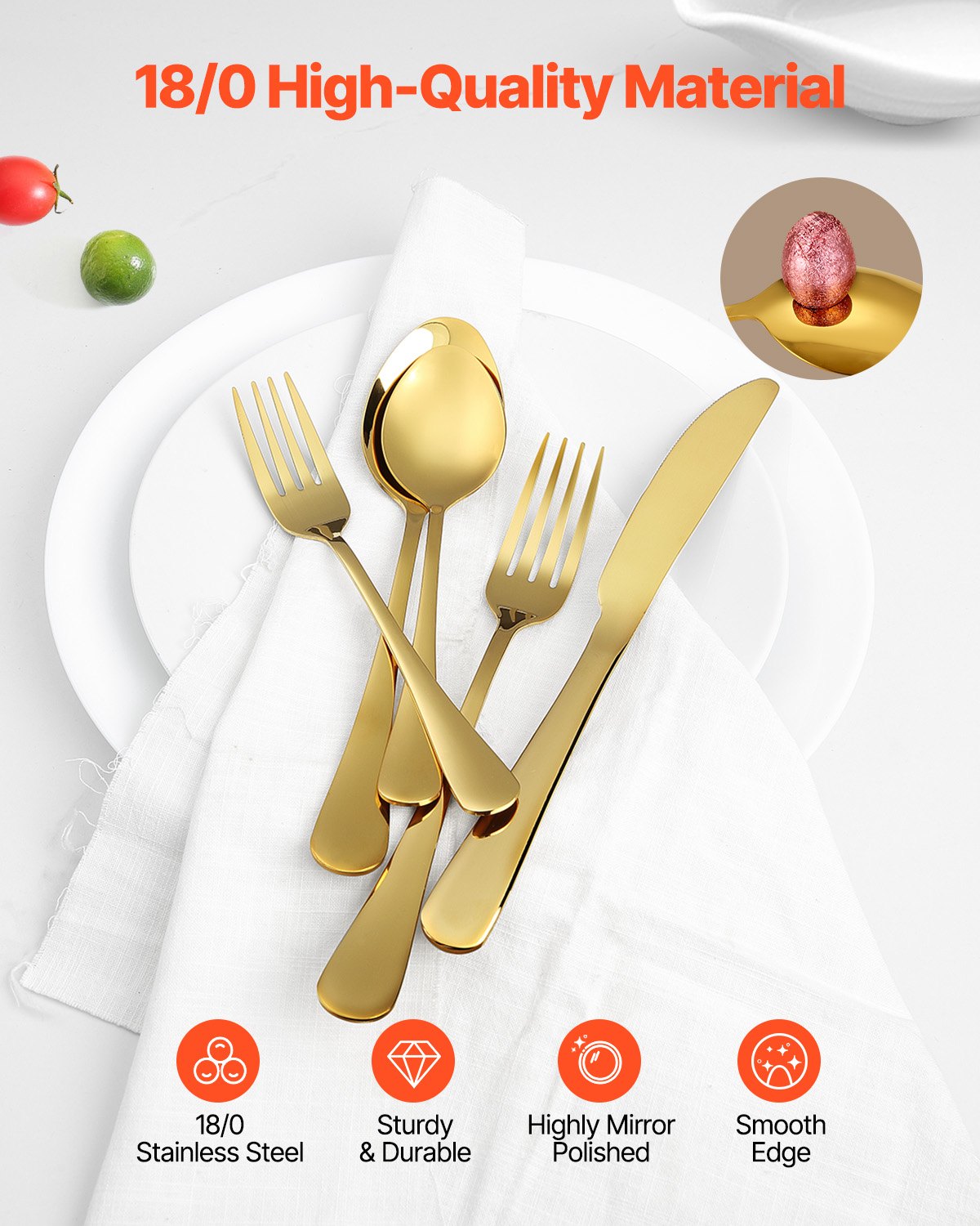 60-piece silver cutlery set stainless steel cutlery cutlery for 12