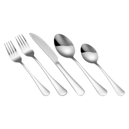 30-piece silver cutlery set stainless steel cutlery cutlery for 6