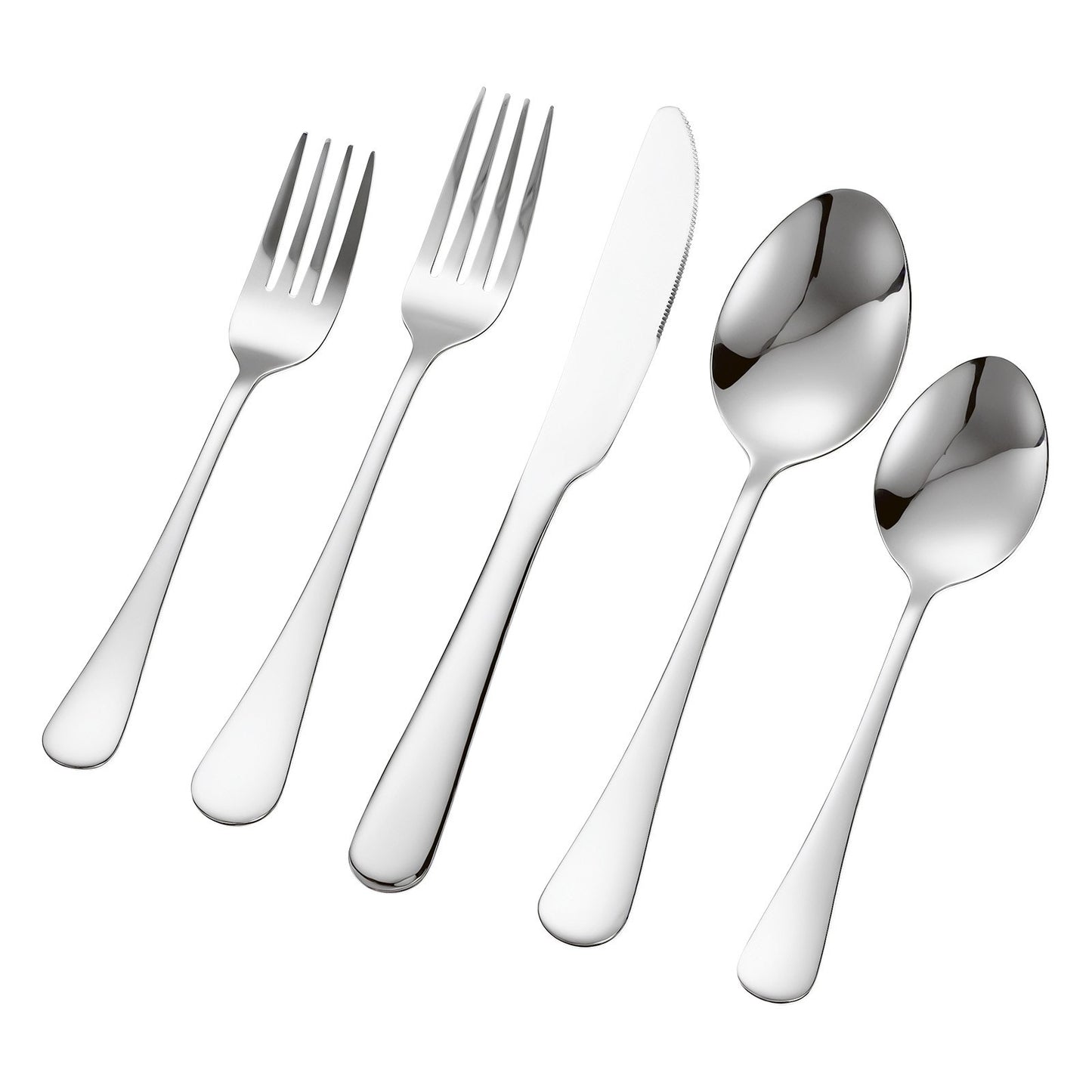 30-piece silver cutlery set stainless steel cutlery cutlery for 6