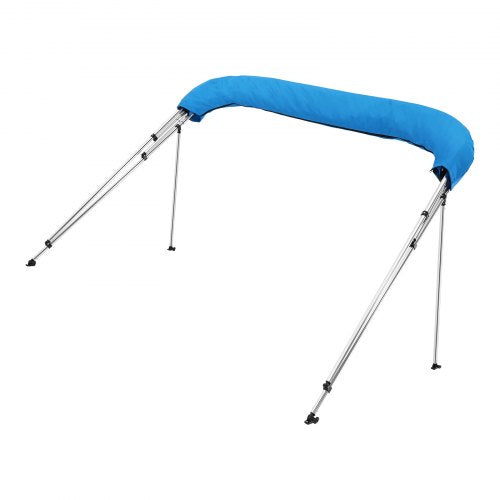 Biminitopp för båt med 4 bogar, 236 cm L x (183-198 cm B x 143 cm H, markis, Pacific Blue |  EU