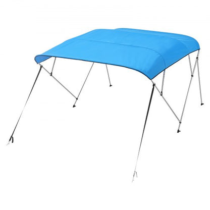 Biminitopp för båt med 4 bogar, 236 cm L x (183-198 cm B x 143 cm H, markis, Pacific Blue |  EU