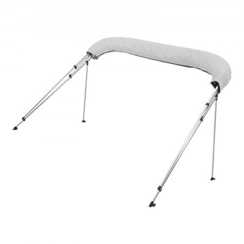 4 Bow Boat Bimini Tops 96"Lx(85"-90")B x 54"H Markiskapell ljusgrå |  EU