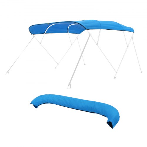 4 Bow Boat Bimini Tops 96"Lx(97"-103")W Markisbyte Pacific Blue |  EU