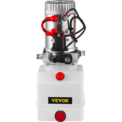 4 Quart Single Acting Hydraulic Pump Dump Trailer Lifting Remote Crane