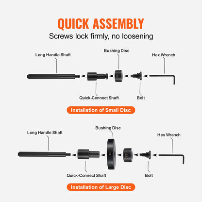 52PCS Custom Busing Bearing & Seal Driver Set, Transmission Hjul Axle Bearing Race, Seal Driver Installer Remover, 18-65 mm & 74 mm Metriska skivor Bussning Borttagning avdragare Lager Press Tool Kit