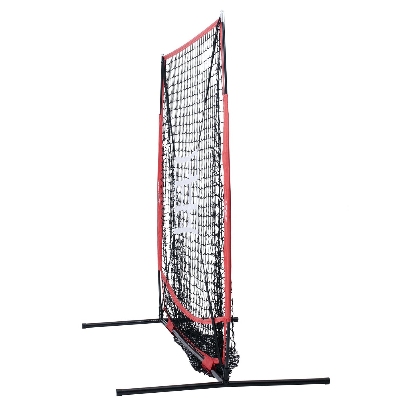 5x5 ft baseball softball träningsnät, bärbart baseball träningsnät för att slå Batting Catching Pitching, Backstop baseball utrustning med båge ram, bärväska, Strike Zone, Ball, Batting Tee