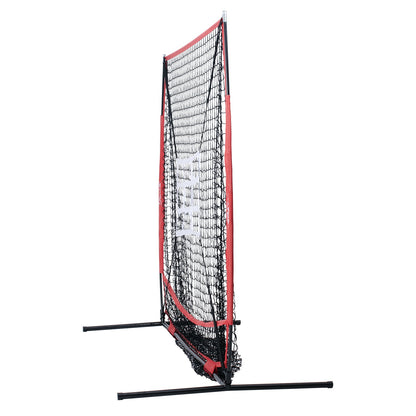 5x5 ft baseball softball träningsnät, bärbart baseball träningsnät för att slå Batting Catching Pitching, Backstop baseball utrustning med båge ram, bärväska, Strike Zone, Ball, Batting Tee