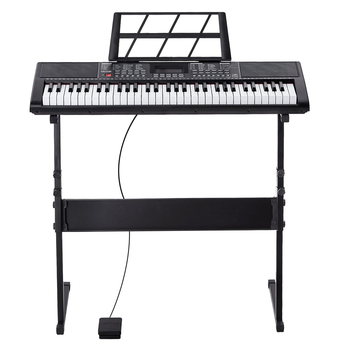 61 tangenter digital keyboard Piano elektrisk bärbar med justerbart stativ