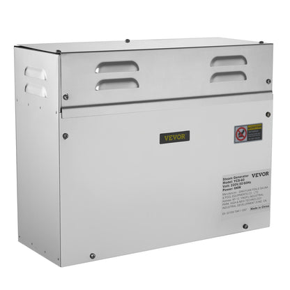 6KW Bastubadångare med LED Digital Display Ångbadsgenerator 6KW Ångrumsgenerator för Home SPA Ånggenerator med tidskontroll