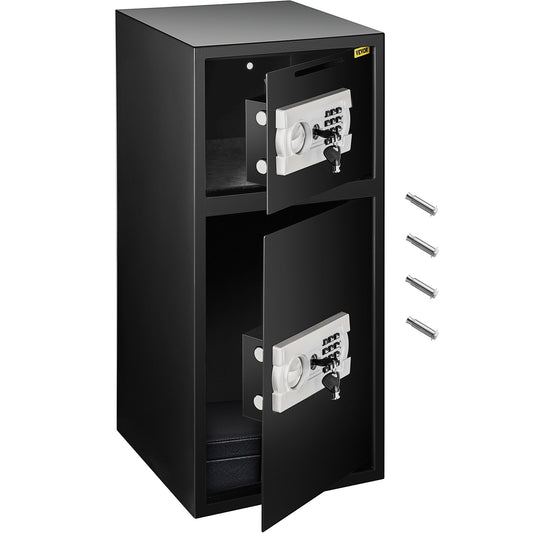 33" Digital Double Door Safe Gun Cabinet Cash Office Security Lock Strong Iron Larger Digital Safe