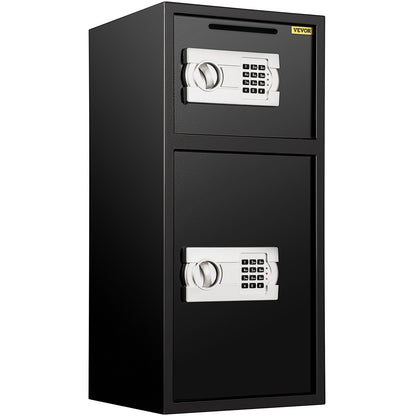 33" Digital Double Door Safe Gun Cabinet Cash Office Security Lock Strong Iron Larger Digital Safe
