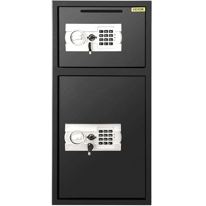 33" Digital Double Door Safe Gun Cabinet Cash Office Security Lock Strong Iron Larger Digital Safe