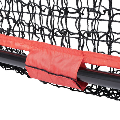 7x7 ft Baseball Softball Training Net, Portable Baseball Training Net for Hitting Batting Catching Pitching, Backstop Baseball Equipment Training Aid with Carrying Bag and Strike Zone