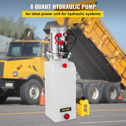 Hydraulic Power Unit 12V Hydraulic Motor Hydraulic Pump, Dump Trailer Hydraulic Pump Hydraulic Power Pack