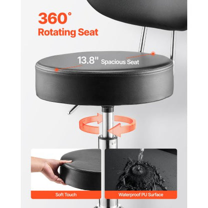 Shop Pall Justerbar garagesits 300 lbs Last med ryggstöd och hjul |  EU