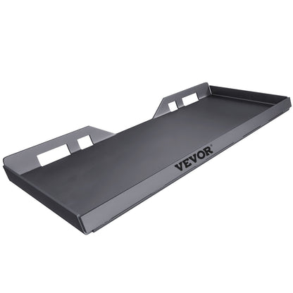 Skid Steer Mount Plate 0,24" Tjock Skid Steer fästplatta Högkvalitativt stål snabbfäste lastplatta med 3 extra svetsstänger Lätt att svetsa eller skruva fast till olika tillbehör