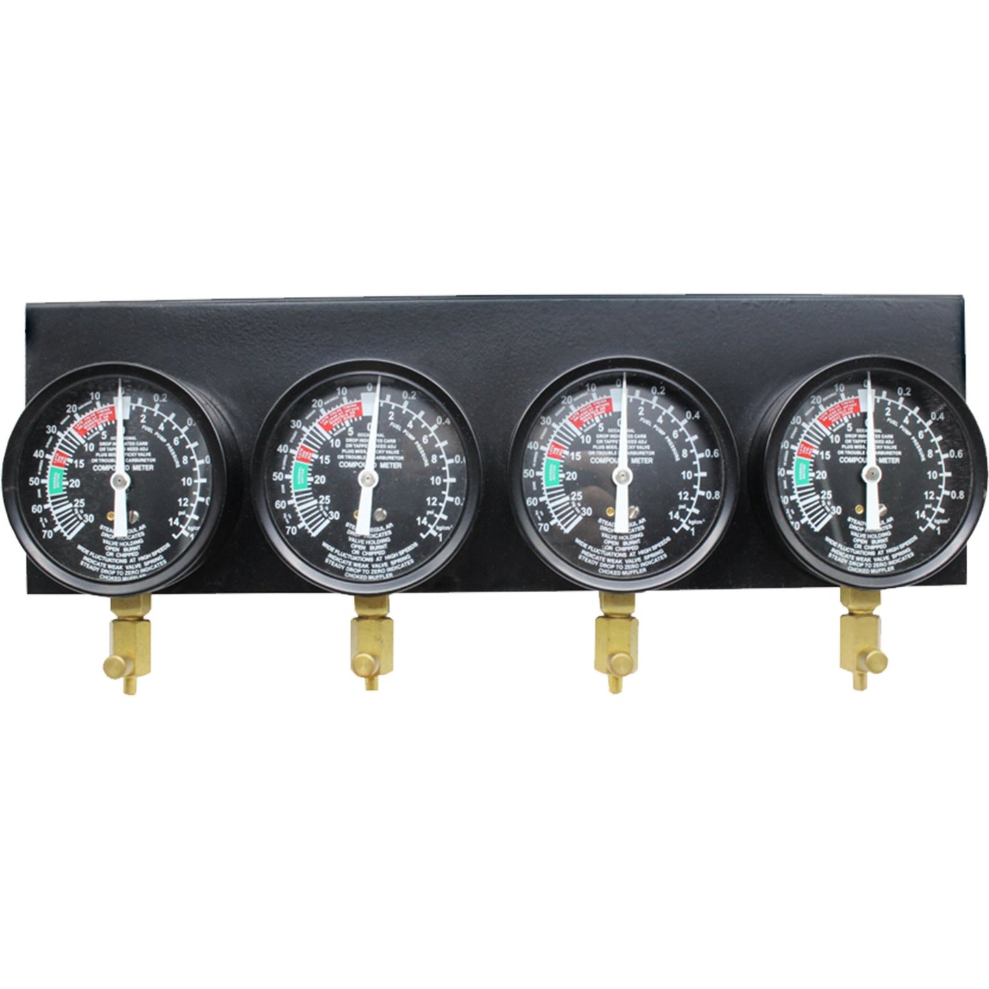 Fuel Vacuum Carburetor Synchronize Tool Kit Fuel Vacuum Carburetor Synchronizer Carb Sync Meter Set with Rubber Hose