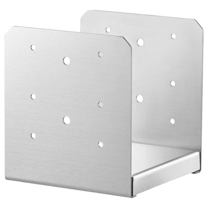 152,4x152,4 stolpbas, 1 st justerbar stolpeankarfäste i rostfritt stål (intern 150 x 139,7), justerbar stolpbas för paviljongdäck Veranda ledstångsräcke dekorativ förankringsplatta