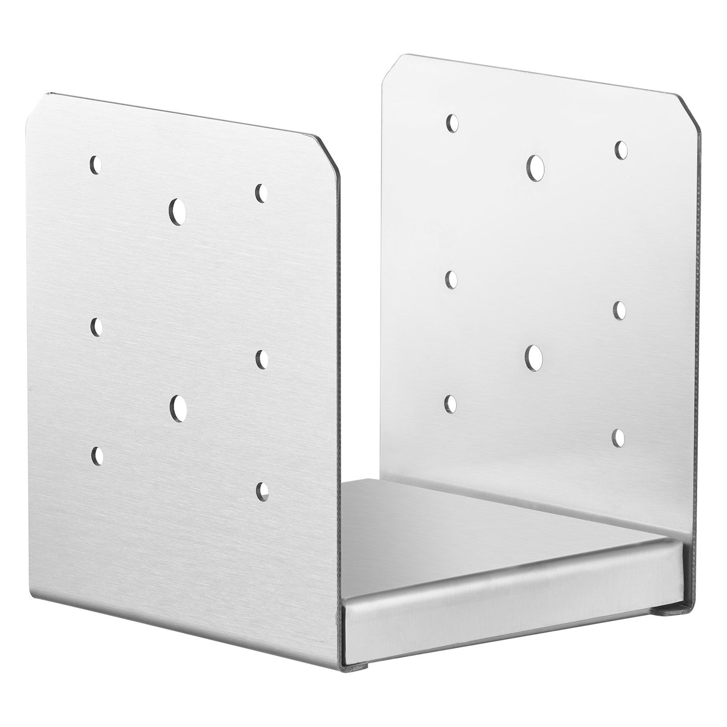 152.4x152.4 Post Base, 10pcs Adjustable Stainless Steel Post Anchor Bracket (Internal 150 x 139.7), Adjustable Post Base for Pavilion Deck Porch Handrail Railing Decorative Anchor Plate