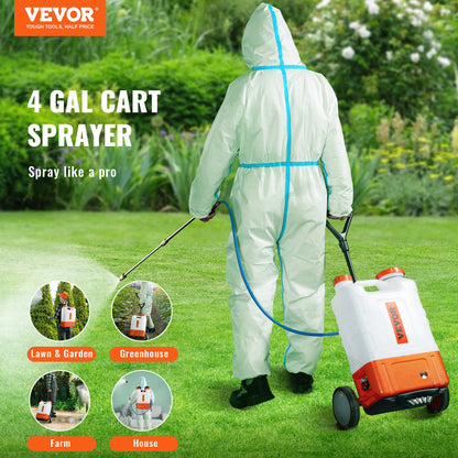 Rückensprühgerät Gartensprüher Sprühgerät med 15 L Reservoir 0–94 PSI