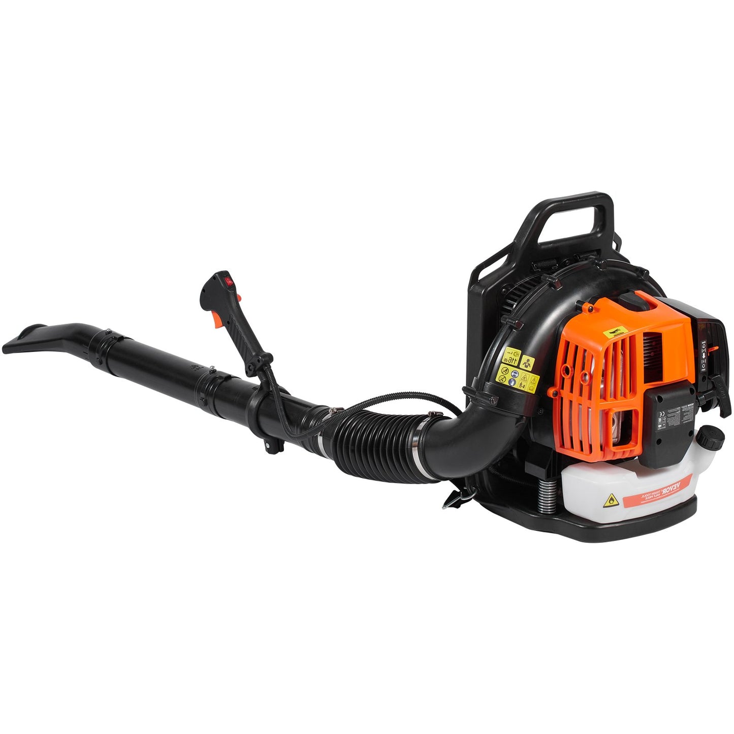Backpack Leaf Blower 62CC 2-Stroke Gas Leaf Blower 1110CFM Air Volume